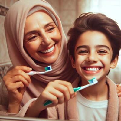 النظافة الشخصية والعناية بأسنان الطفل